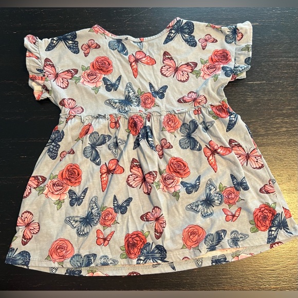 Toddler Girls Butterfly Print Empire Babydoll
Top - Picture 3 of 5